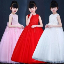 New model evening gown party mixi dress for 2- 12 year old girl